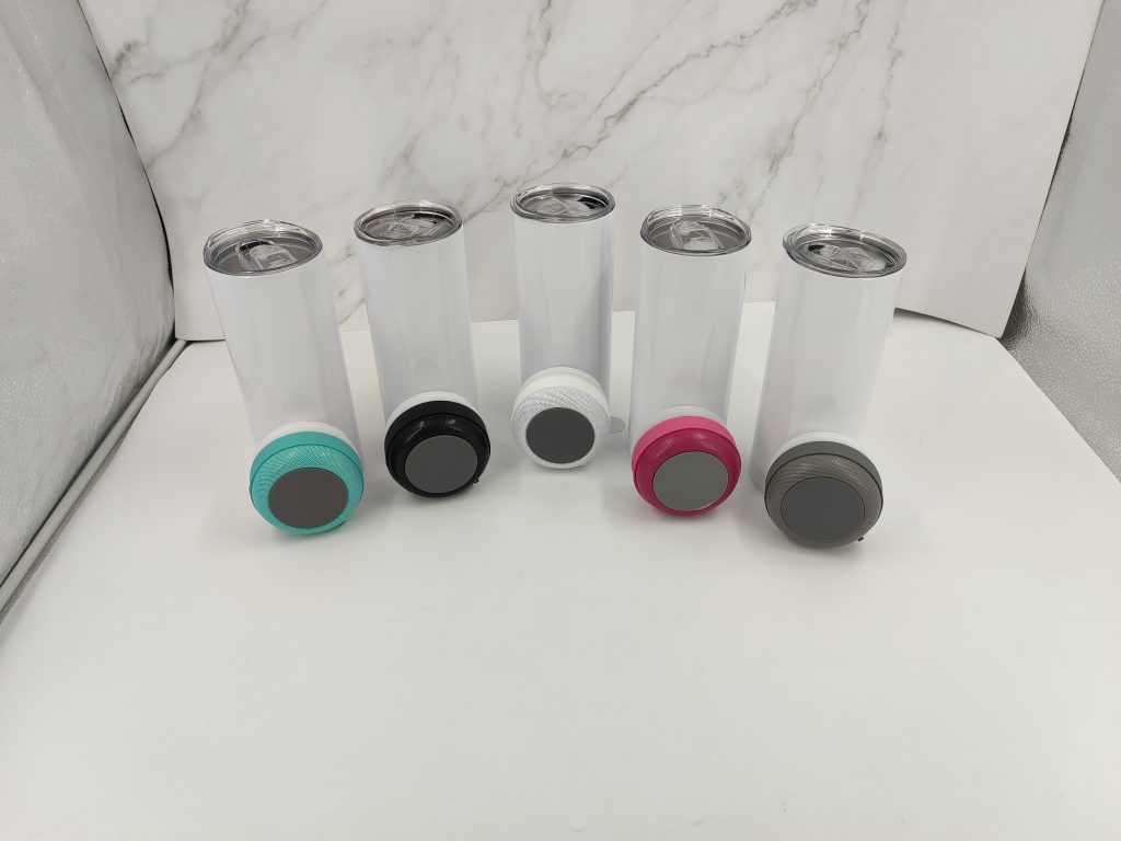 20oz Sublimation Blanks Wireless Speaker Tumblers