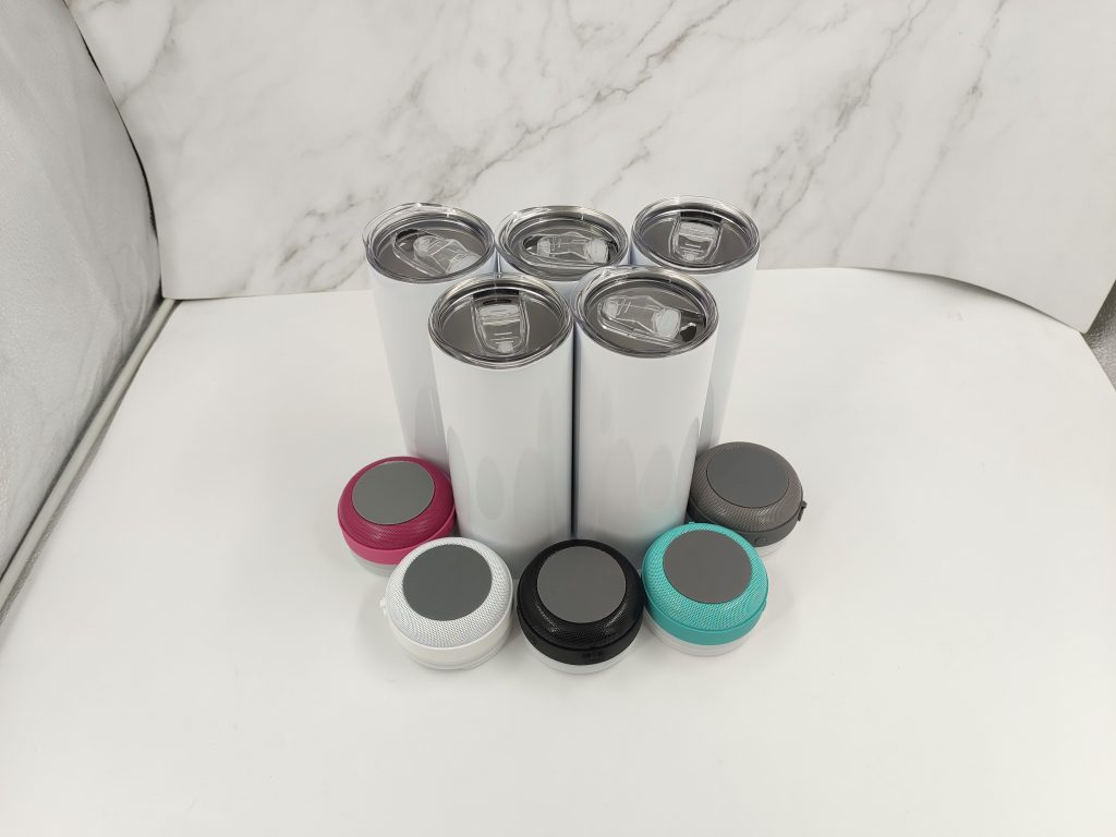 20oz Sublimation Blanks Wireless Speaker Tumblers